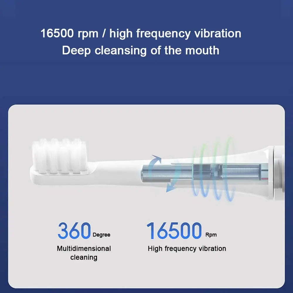 Mijia T100 Sonic Electric Toothbrush Mi Smart Tooth Brush Colorful USB Rechargeable IPX7 Waterproof for Toothbrushes Head