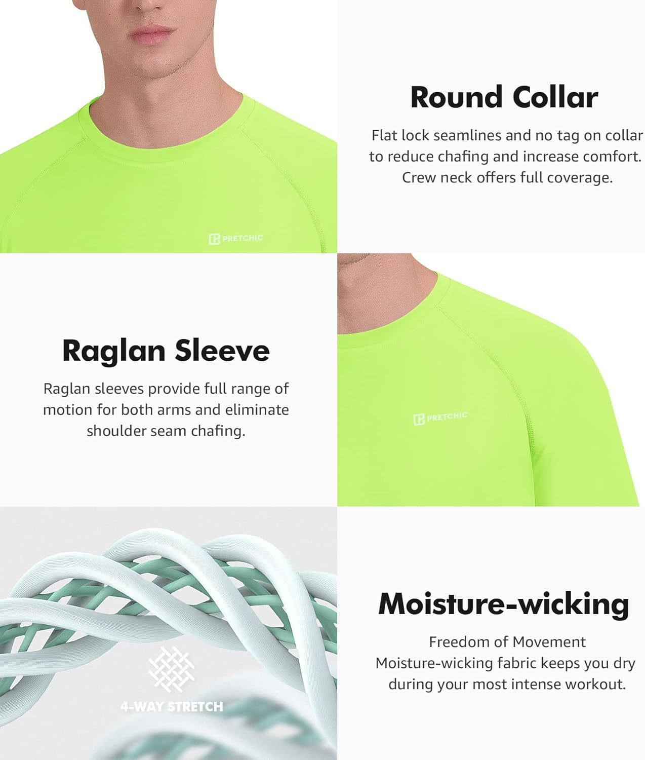 Men'S UPF 50+ UV Sun Protection Performance Long Sleeve Outdoor T Shirt