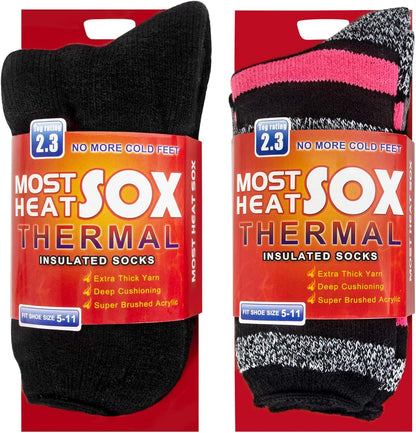 Thermal Socks for Women, Winter Warm Cold Weather Sock for Workout Outdoor Activities