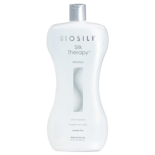 Silk Therapy Original, Reconstructing Treatment for Adding Shine & Helping Prevent Split Ends, Sulfate, Paraben, & Cruelty-Free, 34 Oz