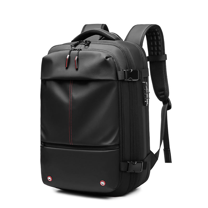 Travel Backpack Men'S Business Multifunction Computer Bag Vacuum Compression Large-Capacity Backpack