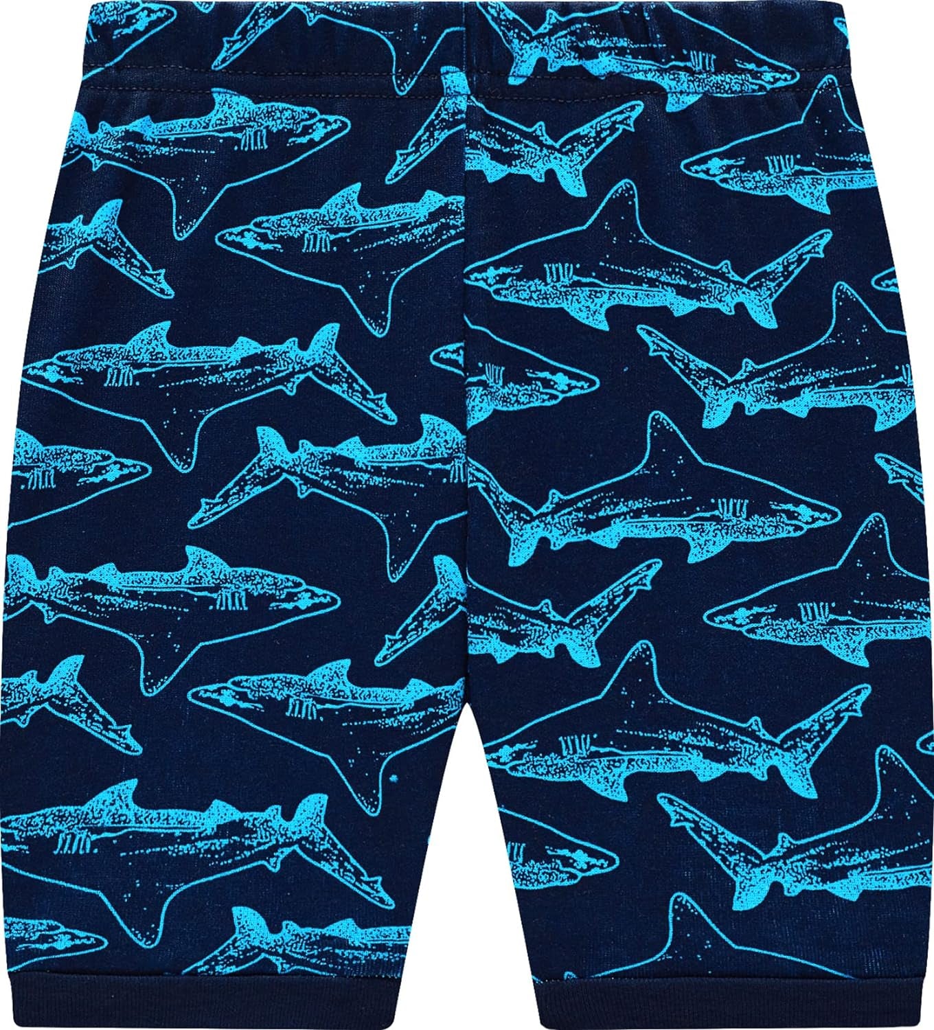 Little Boys Shark Pajamas Toddler Summer Children Cotton Pjs Kids 4 Pieces Clothes Size 6