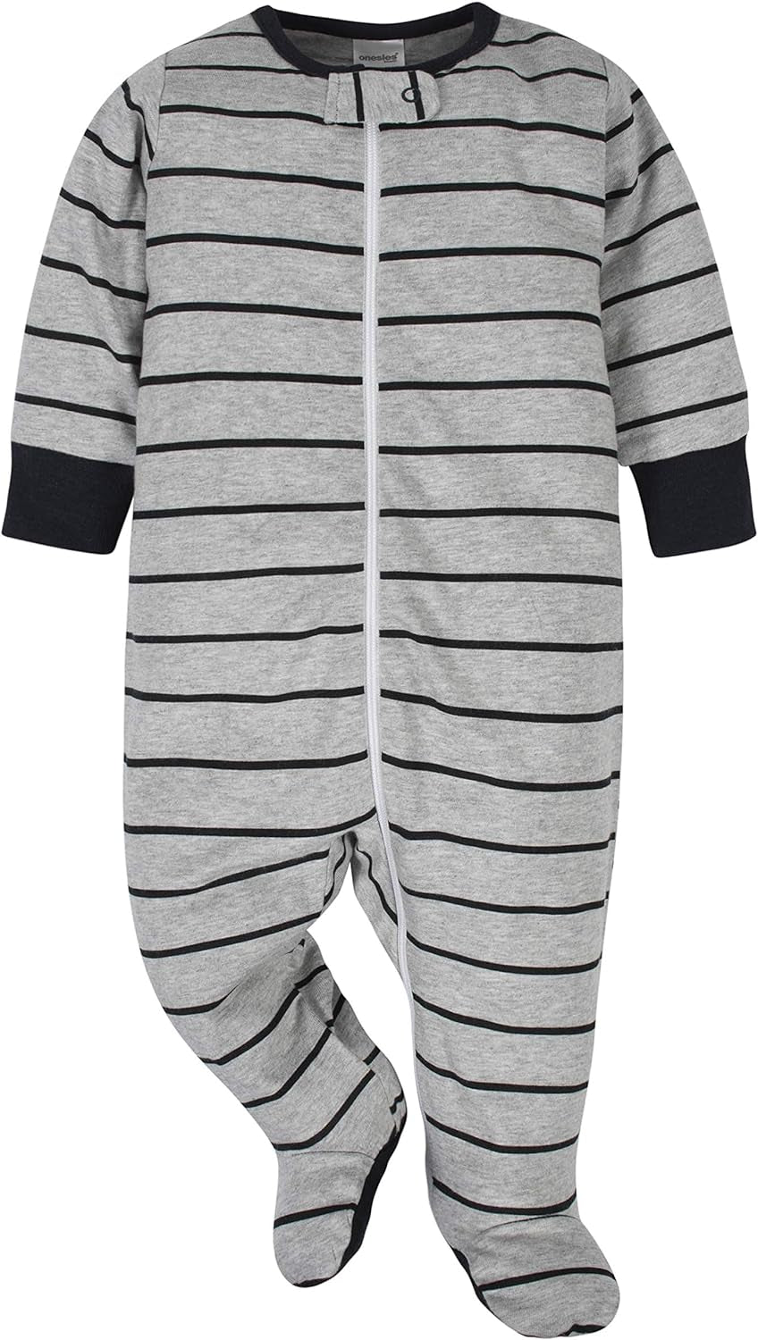 Baby Boys' 4-Pack Sleep 'N Play Footies