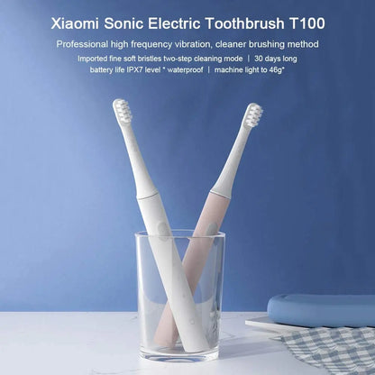 Mijia T100 Sonic Electric Toothbrush Mi Smart Tooth Brush Colorful USB Rechargeable IPX7 Waterproof for Toothbrushes Head