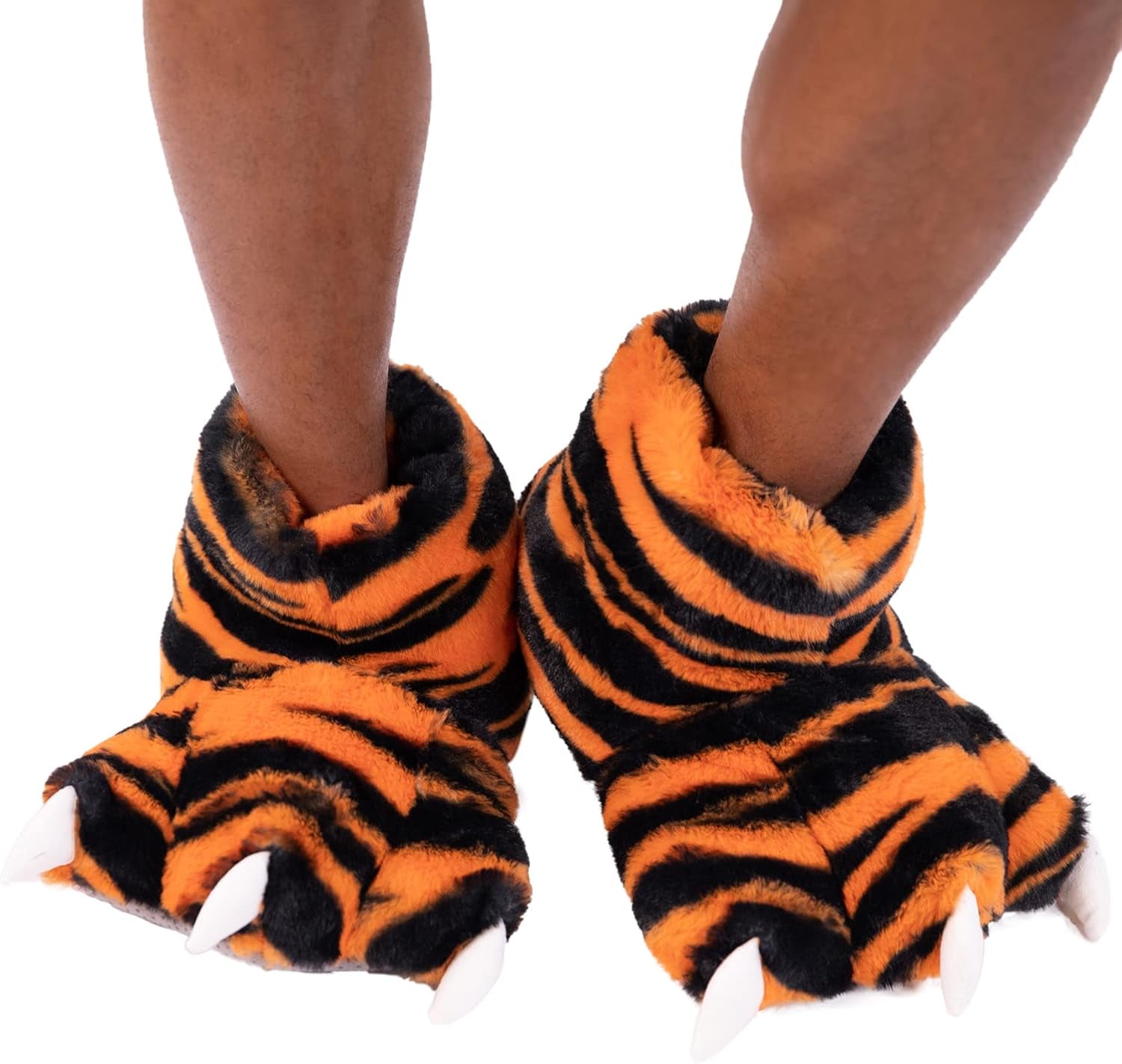 Animal Paw Slippers for Kids and Adults, Fun Costume for Kids, Cozy Furry Slippers