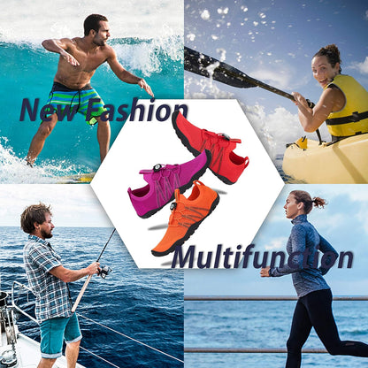 Mens Womens Water Shoes Aqua Swim Shoes Beach Quick Dry Barefoot for Diving Surfing Kayaking Water Sports Yoga