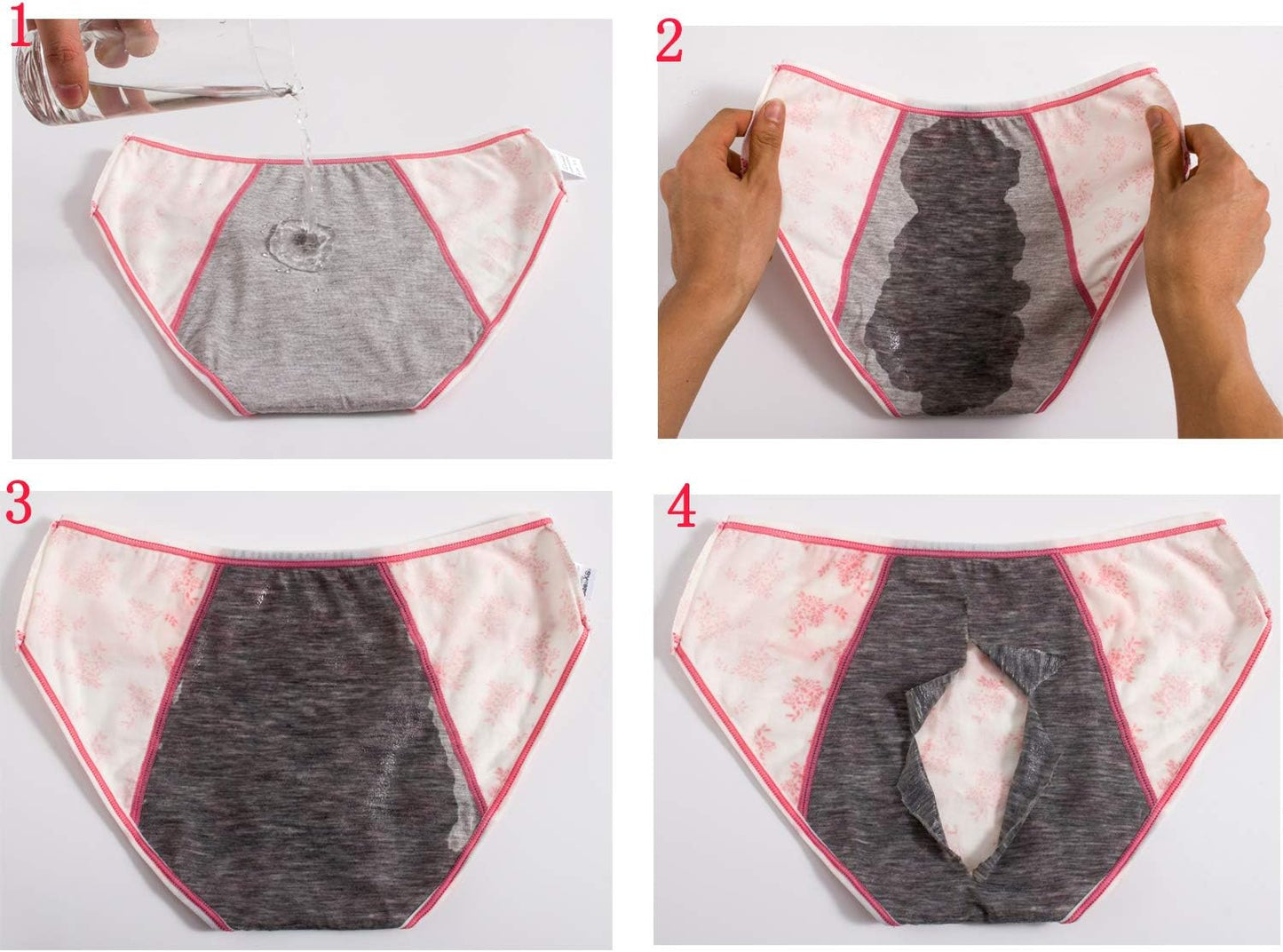 Teens Girls Period Underwear Cotton Leak Proof Panties Womens Briefs