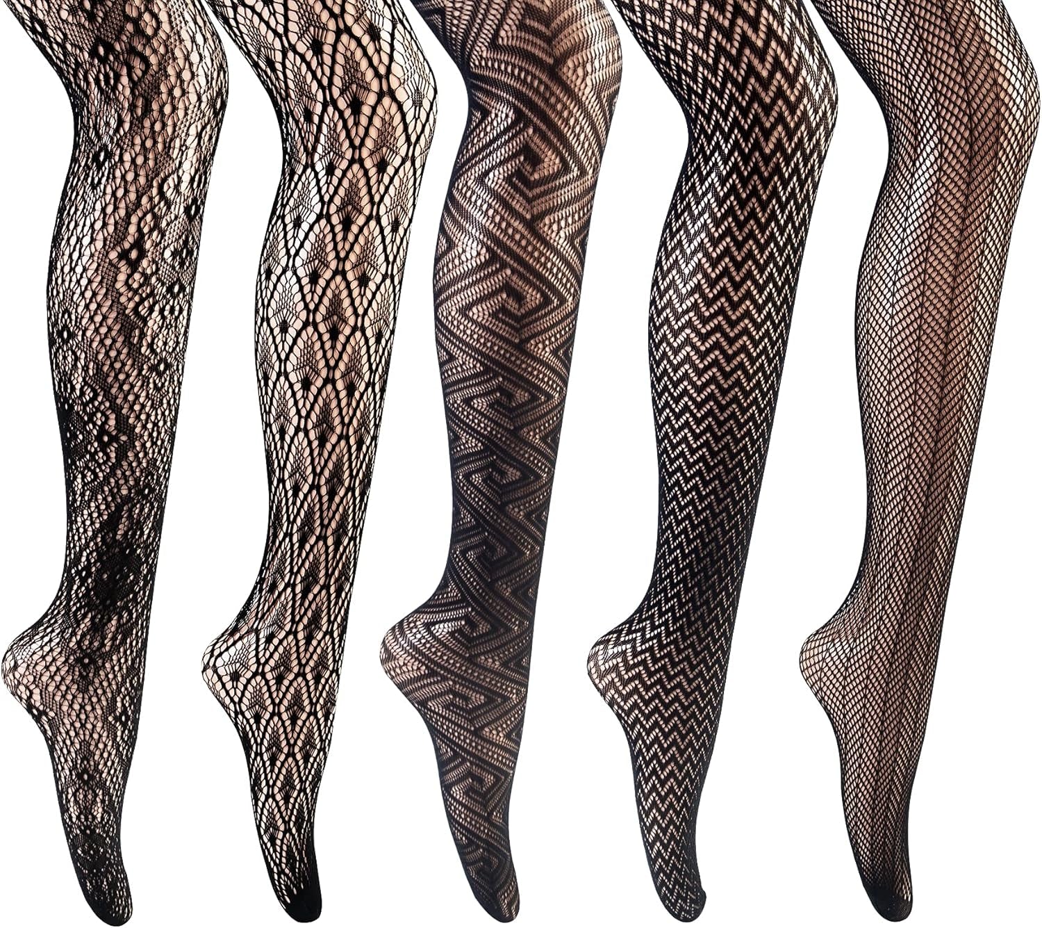 Fishnet Stockings for Women Lace Mesh Patterned Fishnet Leggings Tights Net Pantyhose