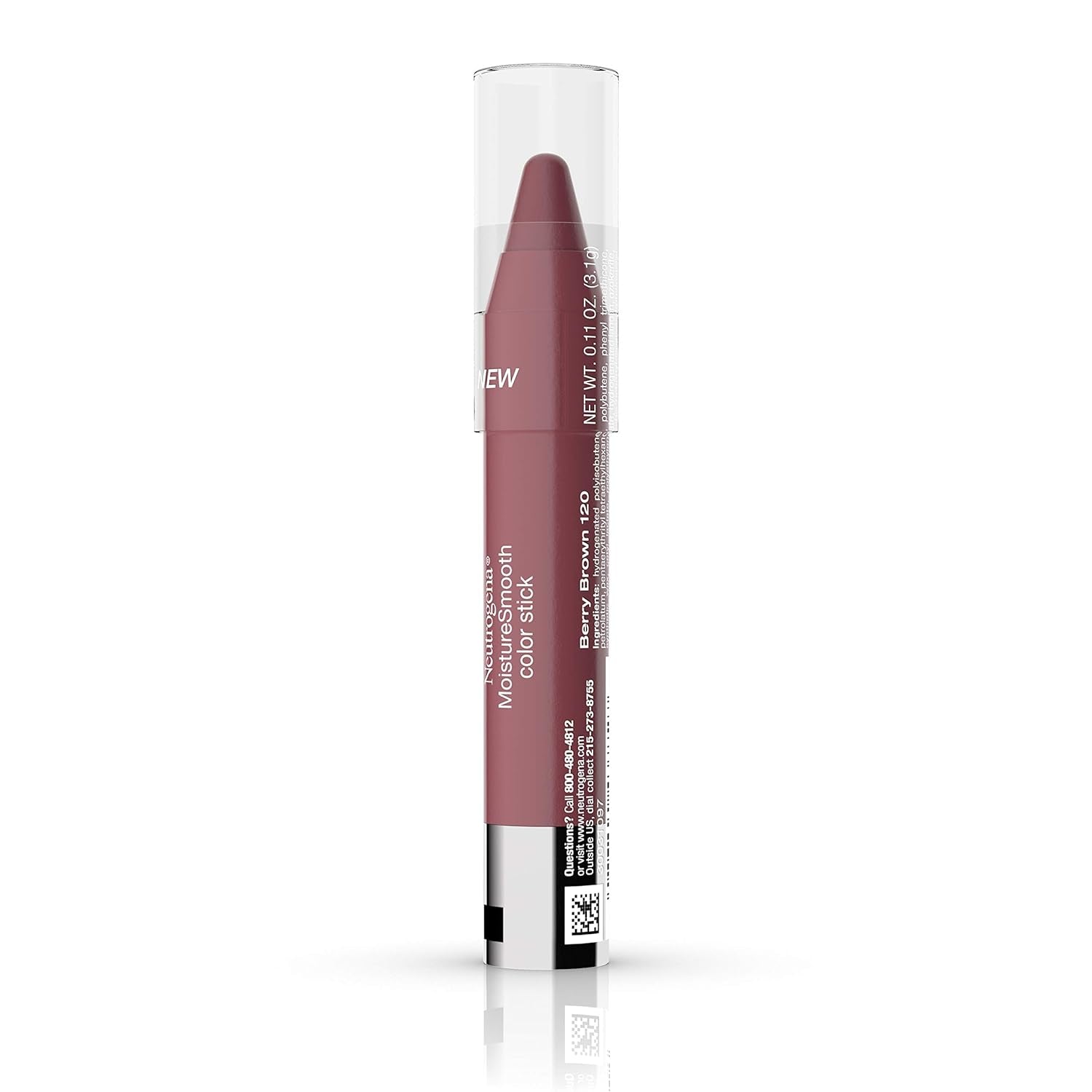 Moisturesmooth Lipstick, Nourishing Formula with Shea Butter & Fruit Extracts in Berry Brown