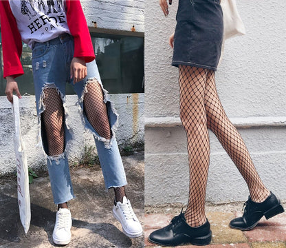 4-5 Pairs Fishnet Stockings Womens Lace Mesh Patterned Fishnet Leggings Tights Net Pantyhose