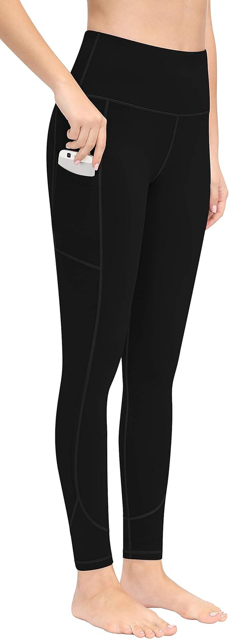 High Waist Yoga Pants with Pockets, Workout Pants for Women, Yoga Leggings with Pockets Black