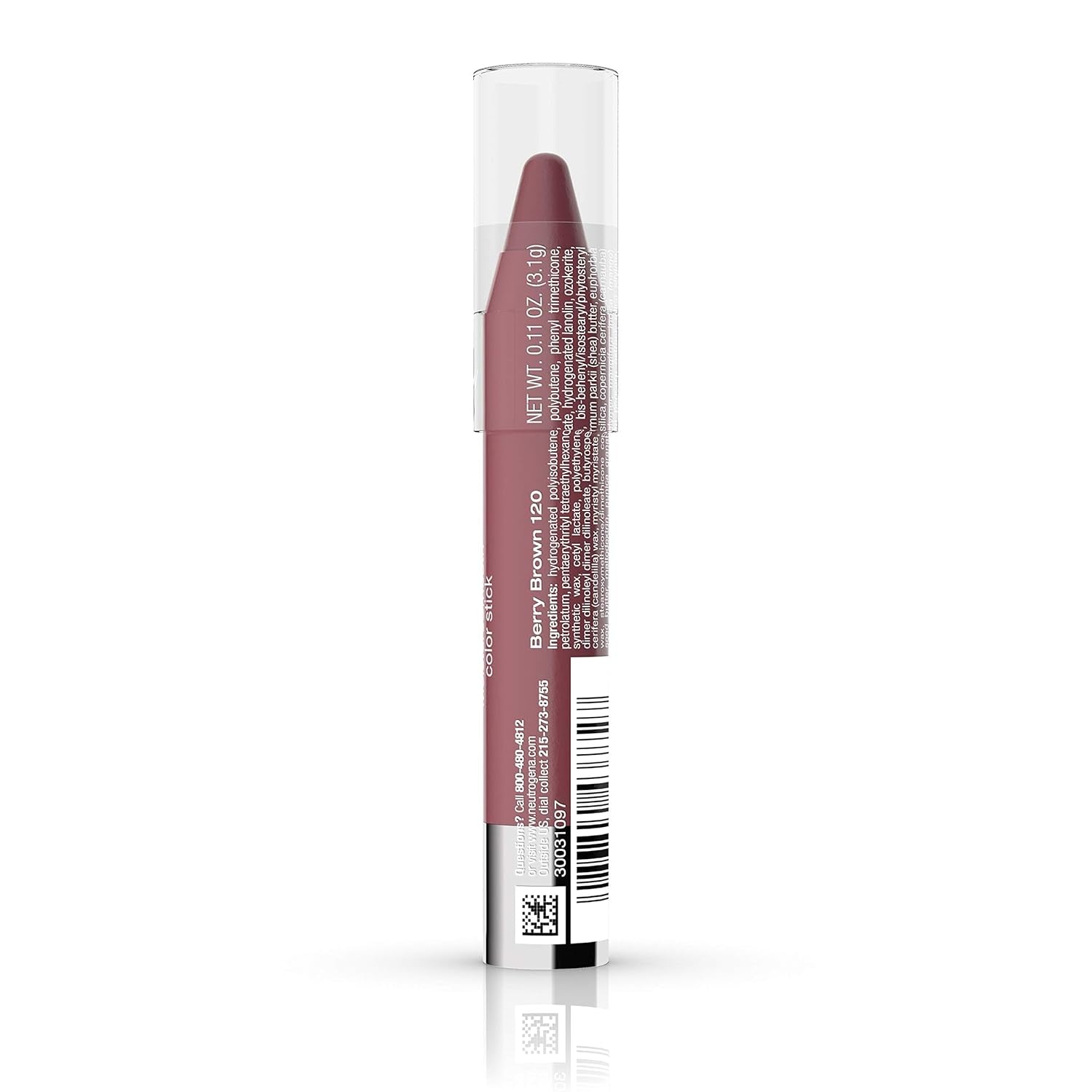 Moisturesmooth Lipstick, Nourishing Formula with Shea Butter & Fruit Extracts in Berry Brown