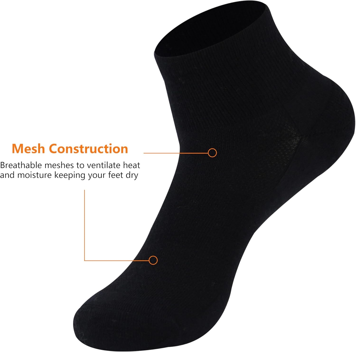 Merino Wool Ankle Socks, Men'S Women'S 90% Wool Athletic Thin Running Moisture Wicking Socks, 3 Pairs