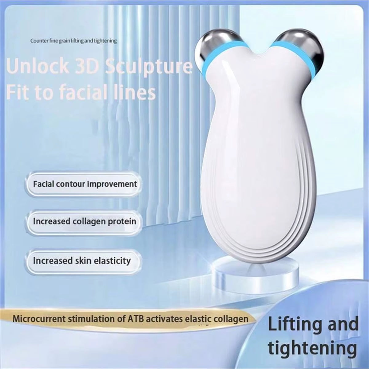 Face Beauty Micro Current Beauty Instrument Facial Treatment Facial Lifting Firming Rejuvenation Household Thin Face